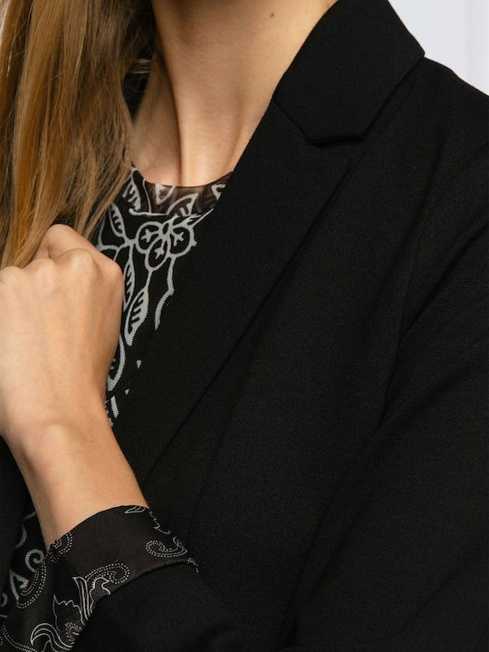 Desigual Zina Γυναικείο Σακάκι Μαύρο