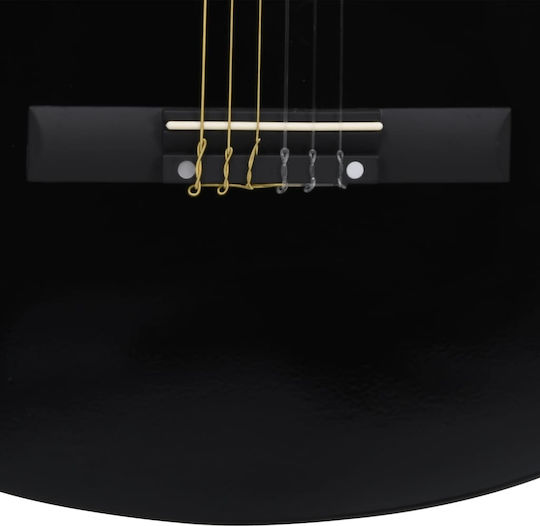 vidaXL Classical Guitar 4/4 Black