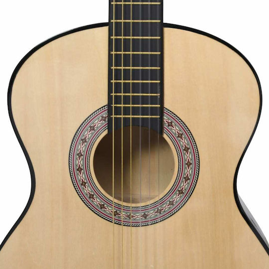vidaXL Κλασική Κιθάρα 3/4 Παιδική Light Wood