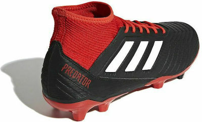 Adidas Predator 18.3 FG Ψηλά Ποδοσφαιρικά Παπούτσια με Τάπες Κόκκινα