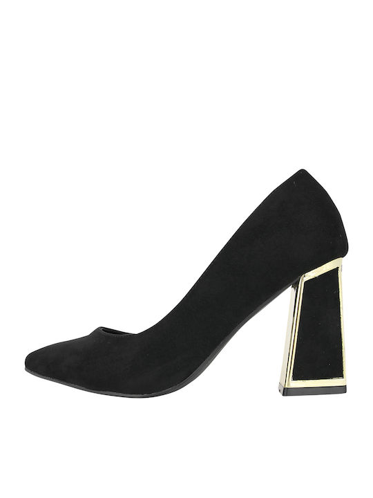 Envie Shoes Pointed Toe Black High Heels