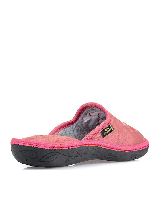 20-112 Winter Damen Hausschuhe Rosa