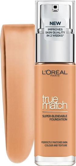 L'Oreal Paris True Match Super Blendable Liquid Make Up SPF17 D6.5/W6.5 Golden Toffee 30ml