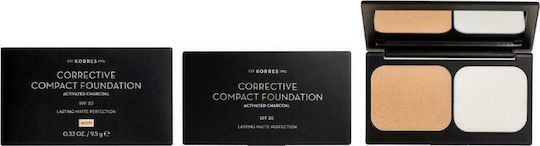 Korres Activated Charcoal Corrective Сгъваеми SPF20 ACCF1 9.5гр