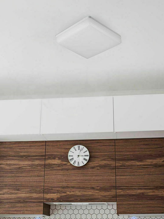 V-TAC Квадрат На открито LED Панел 15W с Студено бяло Светлина 6500К 20x20см.