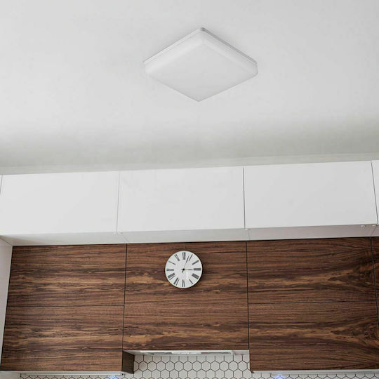 V-TAC Τετράγωνο Εξωτερικό LED Panel 15W με Ψυχρό Λευκό Φως 6500K 20x20εκ.