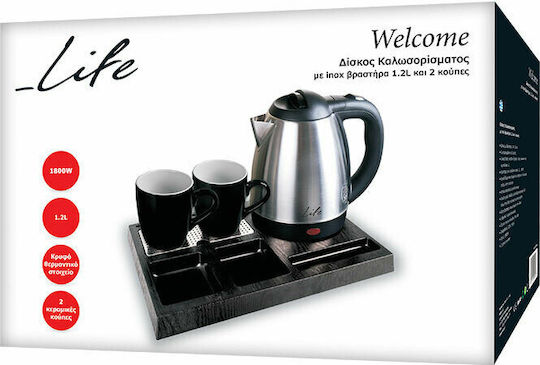 Life HTK-001 Hotel Tray with Kettle 1.2lt