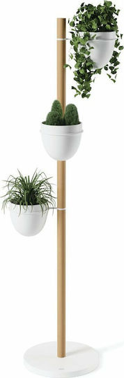 Umbra Suport de plante Lemn Alb 44bucx44.5bucx144buccm.