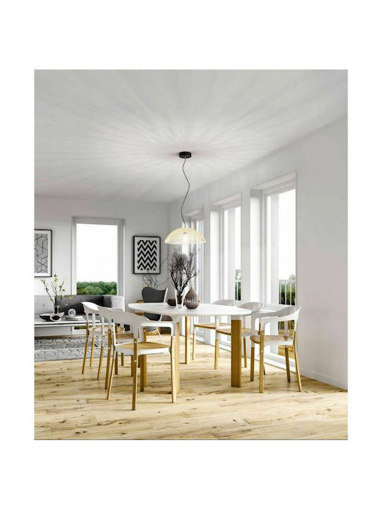 Fabas Luce Diamond Pendant Light Single-Light for Socket E27 Honey