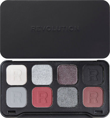 Revolution Beauty Forever Flawless Paletă cu Farduri de Pleoape Formă Solidă Ebony 8gr