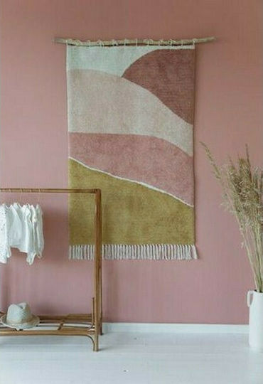 Little Dutch Horizon Παιδικό Χαλί Βαμβακερό Ροζ 90x130cm Little Dutch Horizon Παιδικό Χαλί Βαμβακερό Ροζ 90x130cm