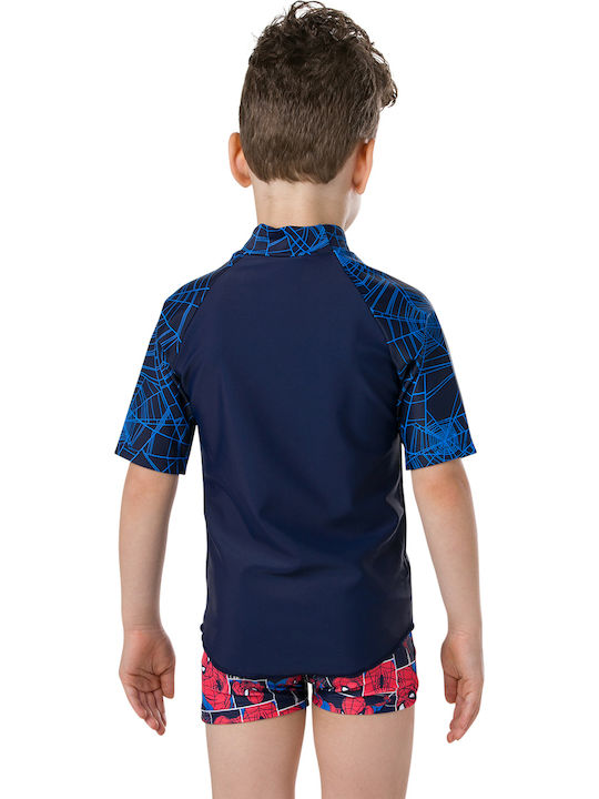 Speedo Παιδικό Μαγιό Μπλούζα Navy Μπλε