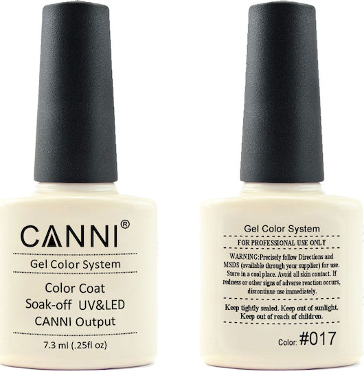 Canni Classic Semipermanent Lac de Unghii 017 Cremă 7.3ml 1buc