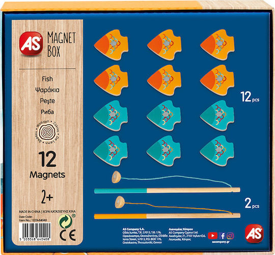 Jucărie de Construcție Magnetică Box Fish pentru Copii 3++ Ani