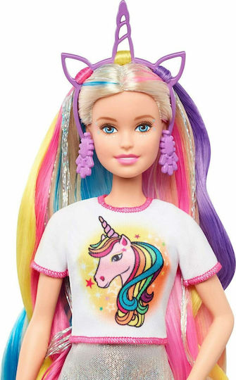 Barbie Fantasy Hair Κούκλα για 3+ Ετών
