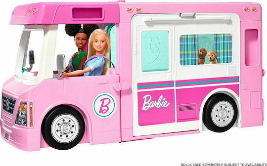 Barbie Dreamcamper Όχημα για Κούκλες για 3+ Ετών