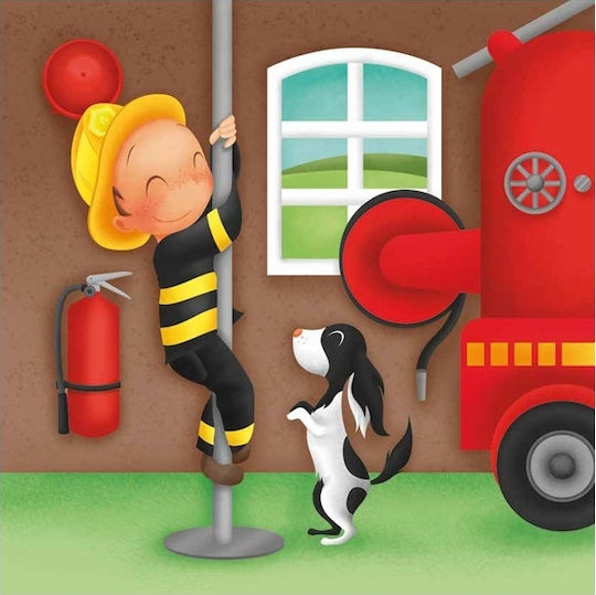 Kinderpuzzle Feuerwehrmann für 3+ Jahre alt+ Jahre 16pcs Eureka