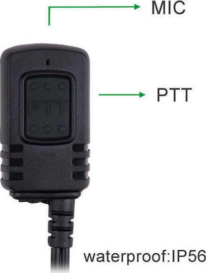 Osio NT-8890 NT-8890 Hörmuschel Walkie Talkie Kompatibel mit Motorola TLKR 1 Stift 2,5 mm