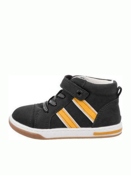 Sprox Casual cu Snururi & Velcro Negru