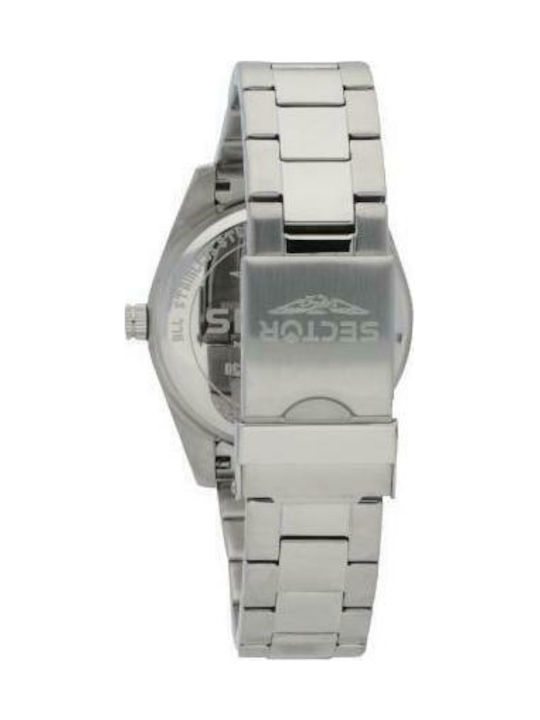 Sector Men's Watch 39mm Battery with Silver Metal Bracelet