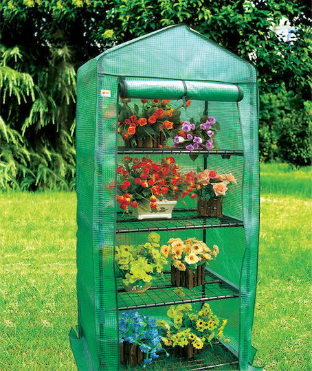 Herzberg HG-8001 Seed Propagator with Metal Frame and Shelves 0.49x0.69x1.58m