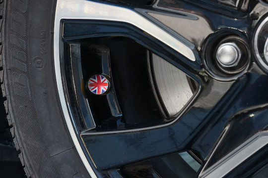 Simoni Racing Καπάκια Βαλβίδων UK Flag 4τμχ