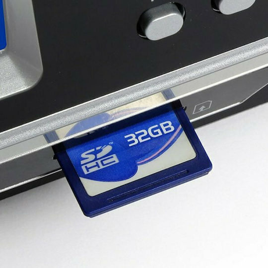 Technaxx TX-22+ 4717 Πικάπ με Προενίσχυση και Ενσωματωμένα Ηχεία Διάφανο
