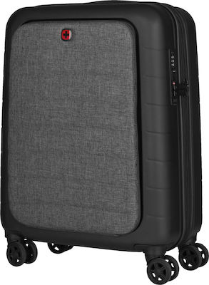 Wenger Syntry Carry-On Wheeled Gear Cabin Travel Suitcase Hard Gray with 4 Wheels Height 55cm.