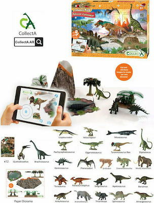 Collecta Jucărie Miniatură Prehistoric World Advent Calendar pentru 3+ Ani