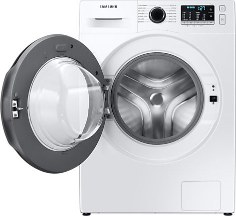 Samsung Mașină de Spălat Rufe 8kg cu Tehnologie cu Abur 1400 Rotiri Ecobubble WW80TA046AE/LE