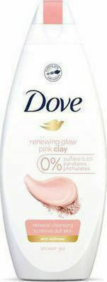 Dove Renewing Glow Cremiges Schaumbad rosa Tonerde (1x500ml) 500ml