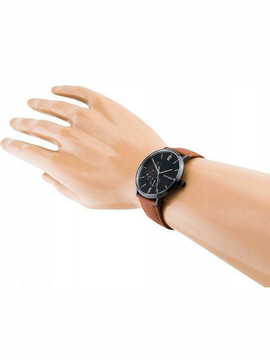 Tommy Hilfiger Brooklyn Watch Battery with Leather Strap