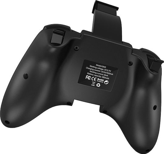 Hoco GM3 Continuous Ασύρματο Gamepad για Android / iOS Μαύρο