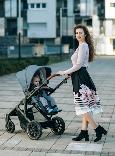 FreeOn Comfort Ρυθμιζόμενο Καρότσι 3 σε 1 Kατάλληλο για Nεογέννητο Γκρι 12.15kg
