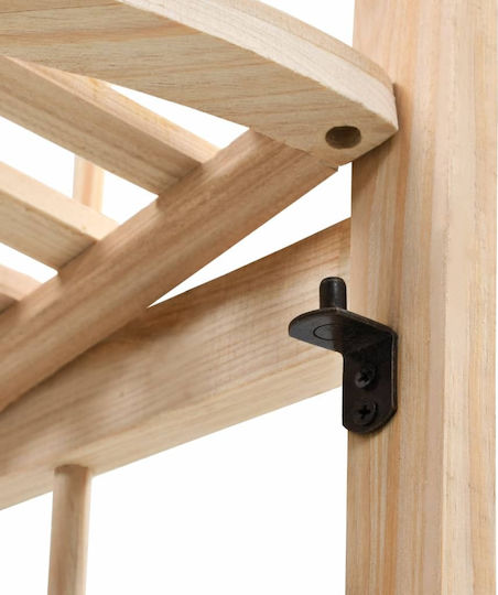 vidaXL Pot Rack Wooden 27cmx27cm / 110cmx110cmcm.
