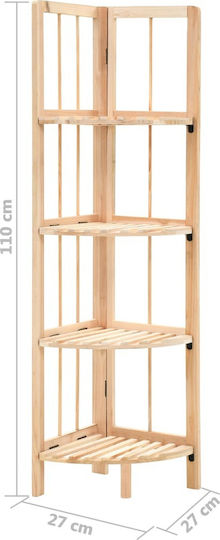 vidaXL Pot Rack Wooden 27cmx27cm / 110cmx110cmcm.