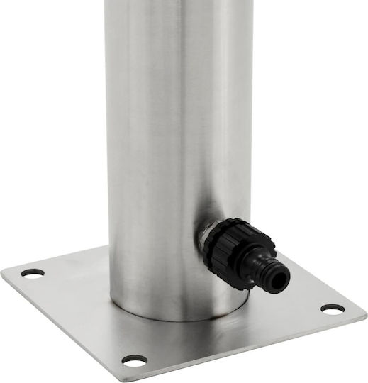vidaXL Decorative Faucet Garden Stainless Steel Floor Round 95cm 95cmx95cm 45456