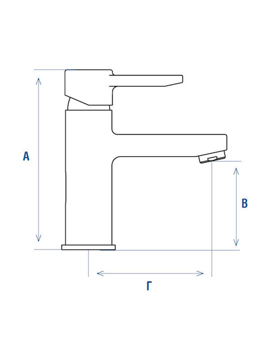 Viospiral Zennia Wasserhahn Bidet Silber