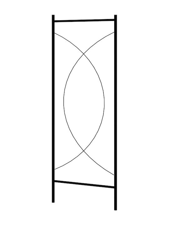 Gartenbogen aus Metall 150x34x240cm Schwarze 47095 Gartenbogen aus Metall 150x34x240cm Schwarze 47095
