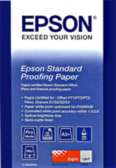 Epson Plotter Paper Roll Standard Proofing 432mm x 30.5m 240gr/m² C13S045111