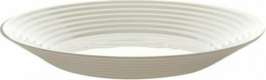 Luminarc Harena Plate Soup made of Porcelain White with Diameter 23cm 6pcs