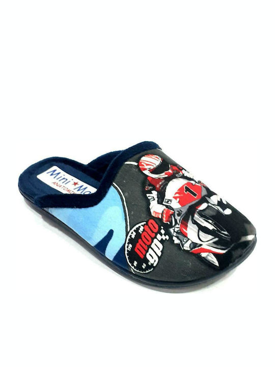 Mini Max Anatomic Kids Slipper Blue Moto GP 9288