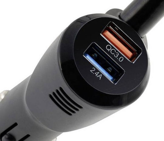 Technaxx FM Transmitter Αυτοκινήτου με Bluetooth / MicroSD / USB