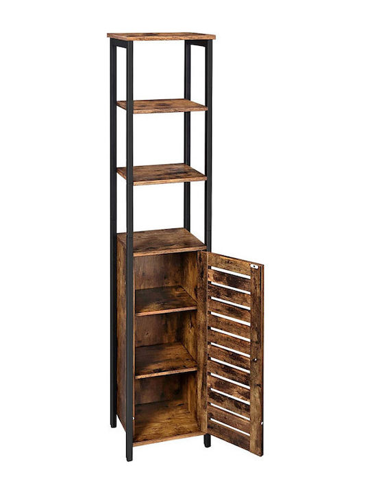 Shelving Unit Floor Brown 37x30x167cm