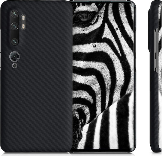 Kalibri Aramid Fiber Задна корица Aramid Fiber Черен (Xiaomi Mi Note 10 / Mi Note 10 Pro)