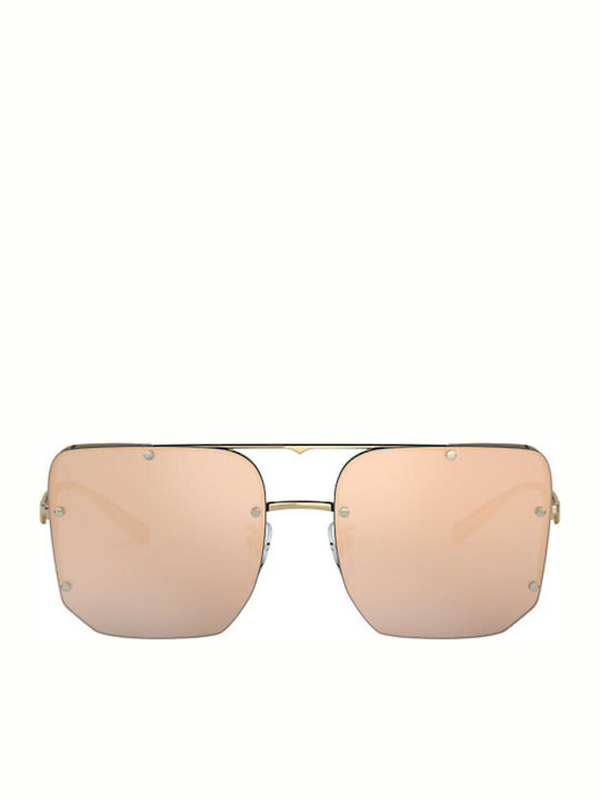 Bvlgari Дамски Слънчеви Очила с Златен Метален Рамки BV6146 20144Z