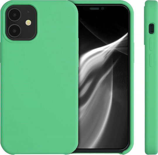 KWmobile Flexible Back Cover Silicone Green (iPhone 12 mini)