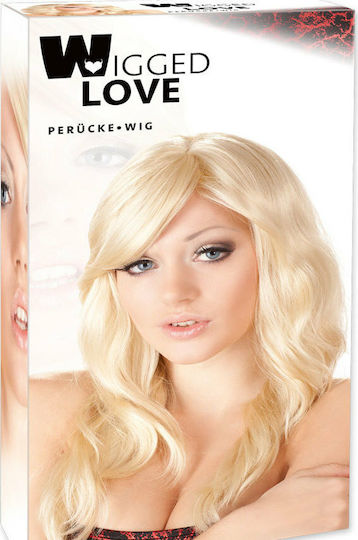Wigged Love Perucă Lungă Ondulată Argintie