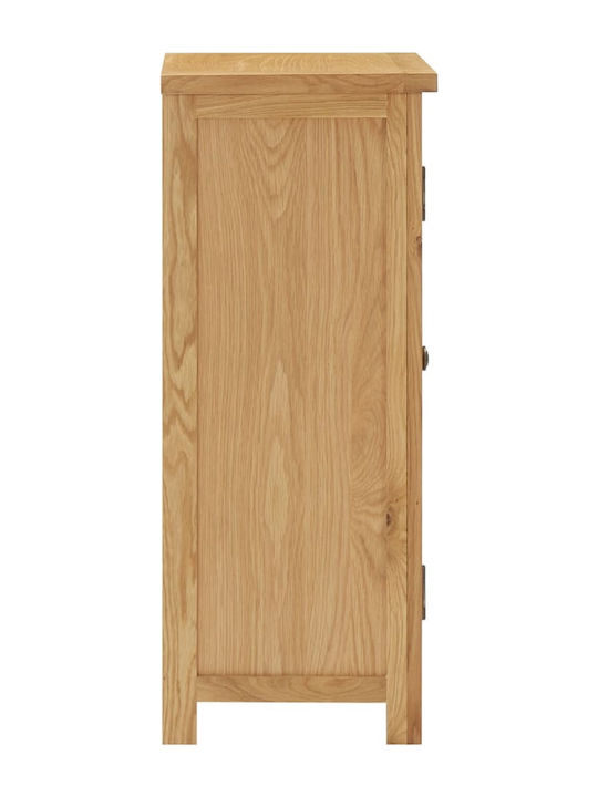 Shelf Unit Storage Made of Wood Oaks L45xW32xH85cm