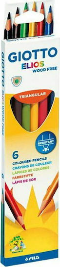 Giotto Mini Pencils Party Set Farbstift-Set Mini 6Stück Packung von 1 Verpackungen